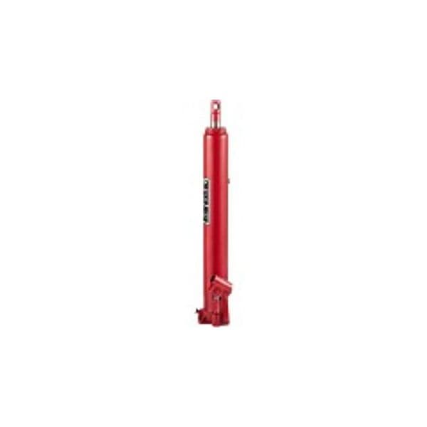 VEVOR Cric idraulico a pistone lungo, capacità 4 tonnellate, con pompa a pistone singolo e base piatta, raccoglitrice manuale di ciliegie con maniglia paranco di sollevamento motore | Dimensioni 70.00 × 20.00 × 20.00 cm - 2