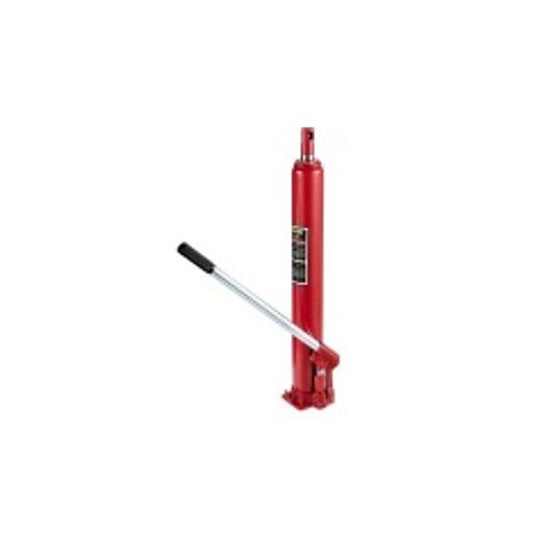 VEVOR Cric idraulico a pistone lungo, capacità 4 tonnellate, con pompa a pistone singolo e base piatta, raccoglitrice manuale di ciliegie con maniglia paranco di sollevamento motore | Dimensioni 70.00 × 20.00 × 20.00 cm - 3
