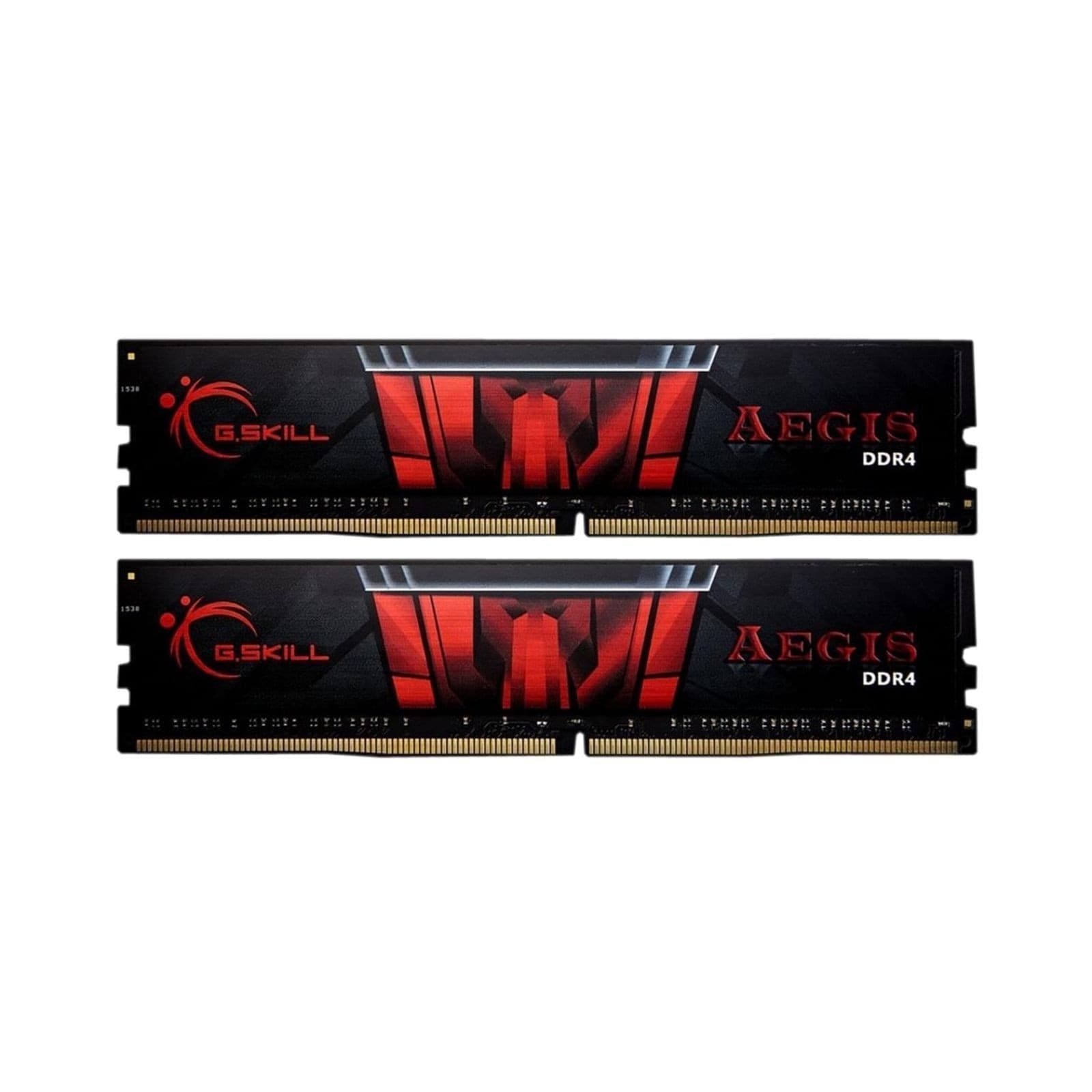 G.Skill F4-3200C16D-16GIS Aegis DDR4 da 16 GB PC 3200 CL16 KIT (2 x 8 GB) | Dimensioni 18.00 × 12.00 × 3.00 cm | Modello F4-3200C16D-16GIS, 2 moduli da 8 GB, timing 16-18-18-38, tensione 1,35 V, formato U-DIMM non-ECC, profilo Intel XMP 2.0 - 3