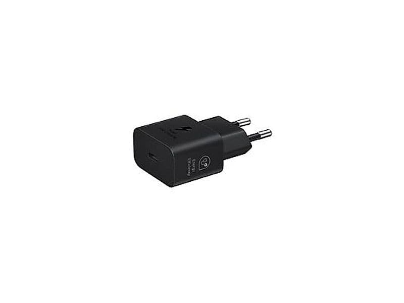 Samsung EP-T2510NBEGWW Alimentatore USB-C da 25 W Nero, Caricatore da Rete per Dispositivi Compatibili | Ricarica rapida universale con 1 porta USB-C, potenza 25 W, dimensioni 38 x 66,9 x 22 mm, peso 51,6 g e garanzia 2 anni - 3
