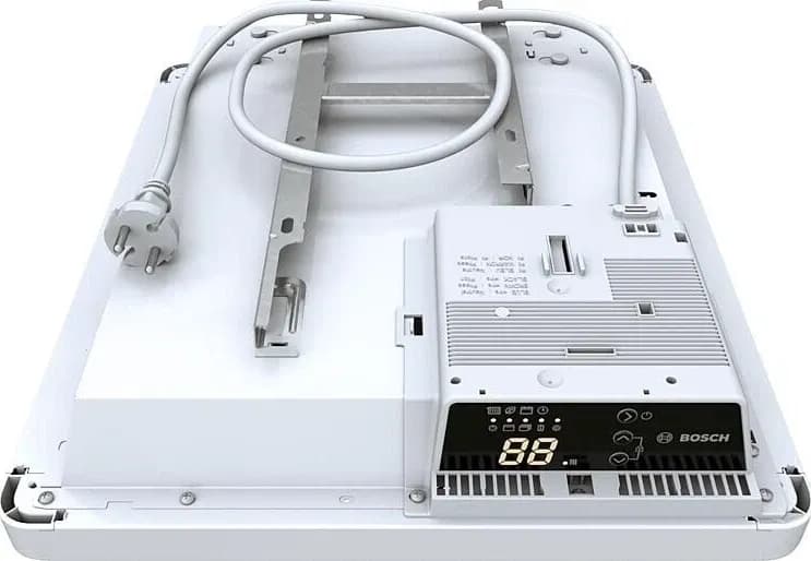 Bosch HC 4000-25 7738336938 Convettore Elettrico da Parete 2500 W per Ambienti fino a circa 25 m², Termostato Digitale 7-28 °C, Programmabile, Protezione IP24, Antigelo, Rilevamento Finestra Aperta, 90,2 x 45,1 x 9,8 cm, Bianco - 2