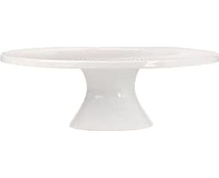 Maxwell & Williams White Basics Diamonds DV0180 Alzatina Rotonda per Torte con Piede, Porcellana Bianca con Motivo Diamante, Diametro 25 cm, Altezza 8 cm, Confezione Regalo, per Dolci, Torte e Cupcake, EAN 9315121829890 - 3