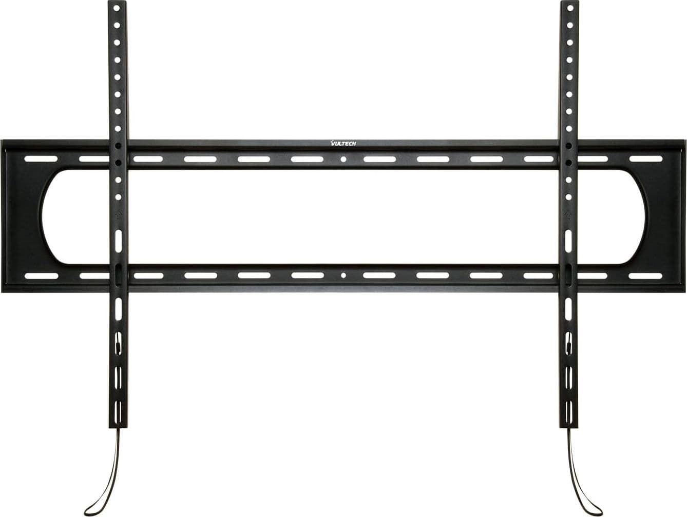 Vultech Supporto TV a parete 3,05 m (120") Nero per schermi curvi e piatti | Dimensioni 80.00 × 30.00 × 10.00 cm | BTV-T55120LITE in acciaio nero per schermi 55-120", portata 120 kg, VESA fino a 900 x 600 mm, distanza parete 3,5 cm