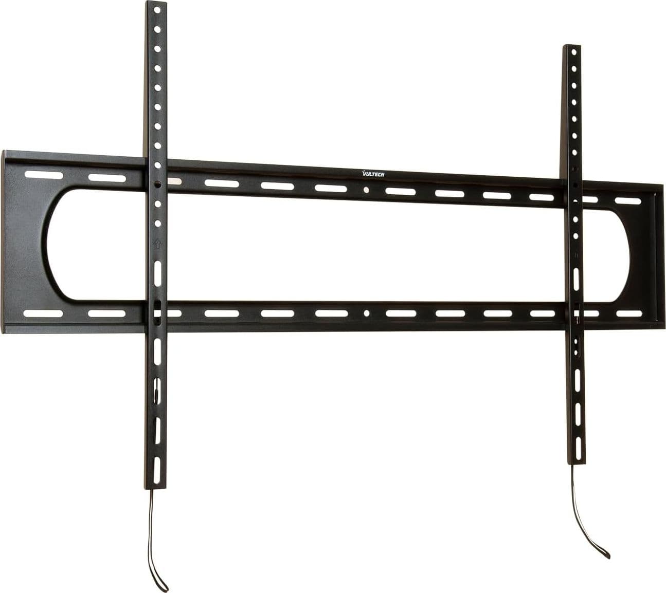 Vultech Supporto TV a parete 3,05 m (120") Nero per schermi curvi e piatti | Dimensioni 80.00 × 30.00 × 10.00 cm | BTV-T55120LITE in acciaio nero per schermi 55-120", portata 120 kg, VESA fino a 900 x 600 mm, distanza parete 3,5 cm - 2