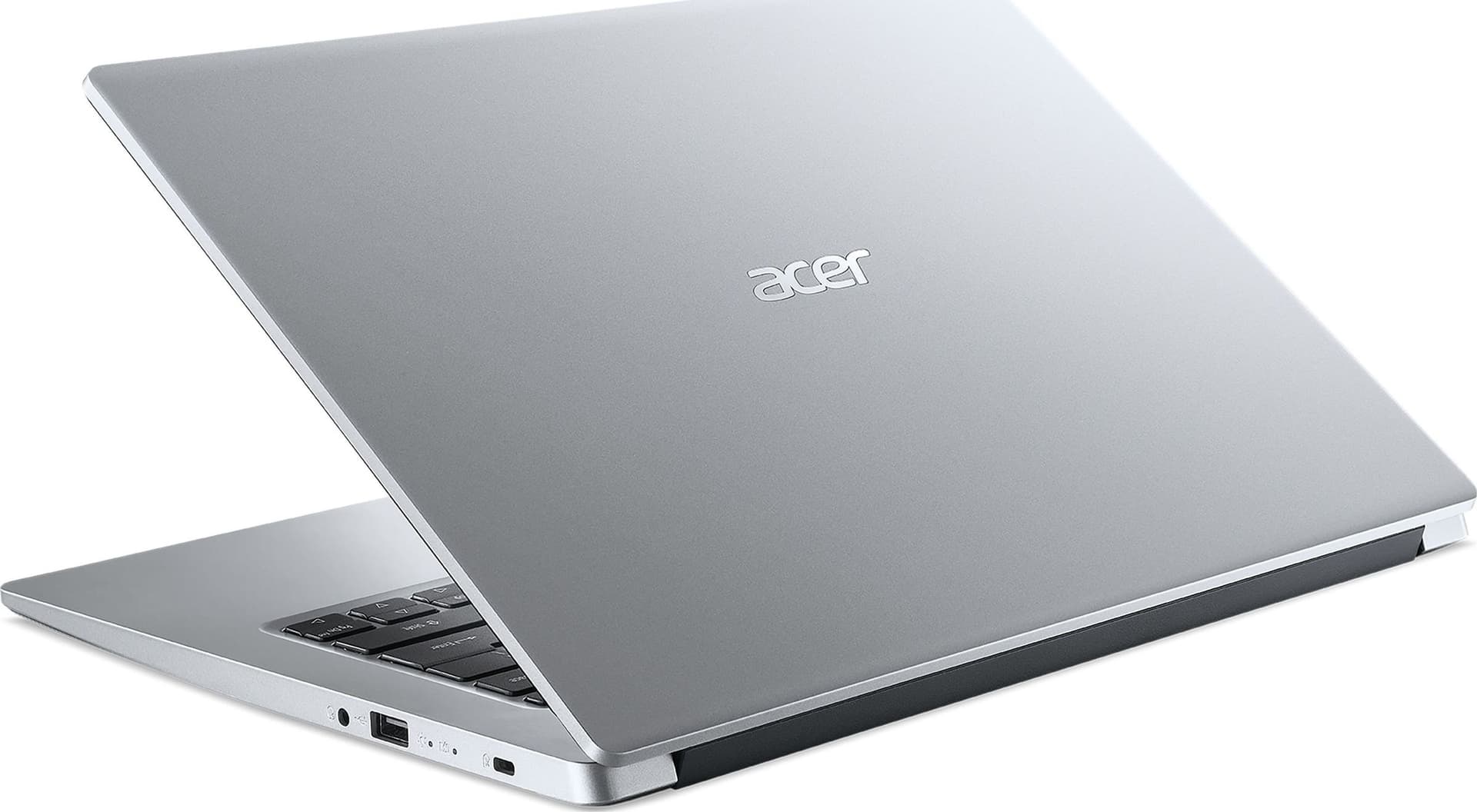 Computer Portatile Acer Aspire 1 A114-33, Intel Celeron N4500, 4GB RAM, 64GB eMMC, Display 14" HD, Windows 11 Home, Argento | Dimensioni 45.00 × 35.00 × 10.00 cm | Display 1366 x 768, Intel N4500 dual-core, DDR4 4 GB ed eMMC 64 GB - 2