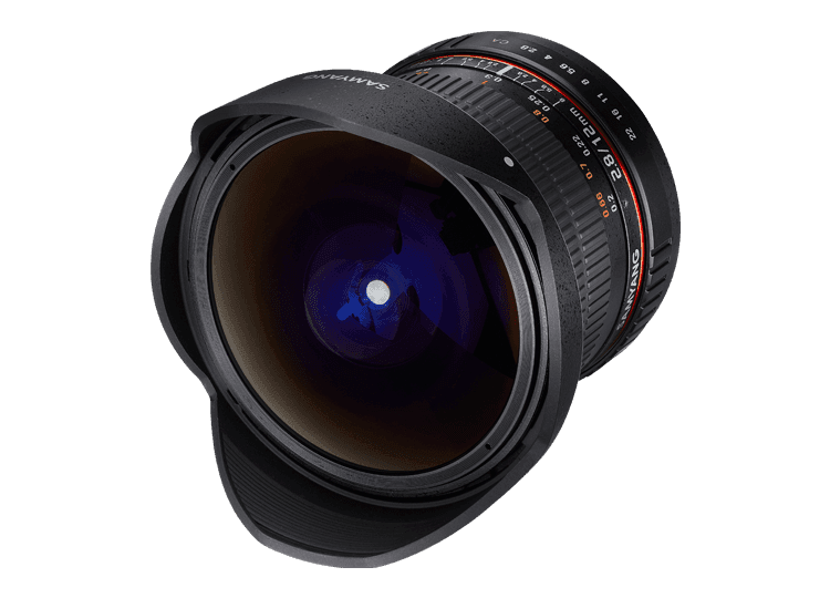 Samyang 12mm F2.8 ED AS NCS, SLR, 12/8, 1,200 cm, Schwarz, 7,730 cm, 9,750 cm | Dimensioni 15.00 × 12.00 × 12.00 cm | Samyang 12 mm F2.8 fisheye per Nikon F AE, messa a fuoco manuale, obiettivo grandangolare nero