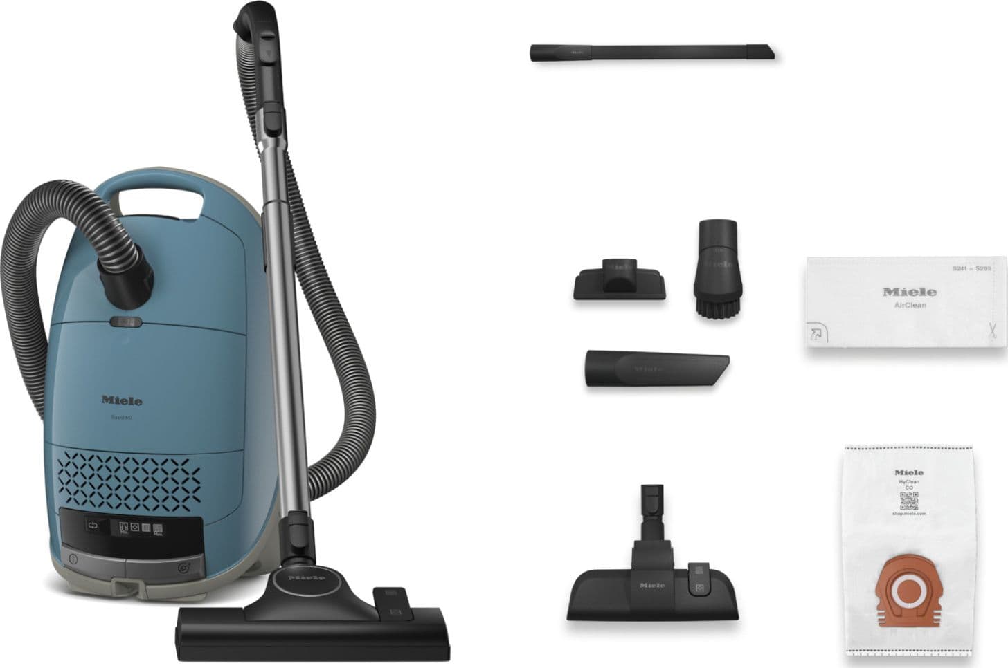 Miele Guard M1 Flex Aspirapolvere Sacchetto 4,5 L 890 W | Dimensioni 55.00 × 35.00 × 35.00 cm | Miele Guard M1 Flex 12654150, aspirapolvere a traino con ComfortFit, tubo telescopico EasySlide e bocchetta flessibile - 2