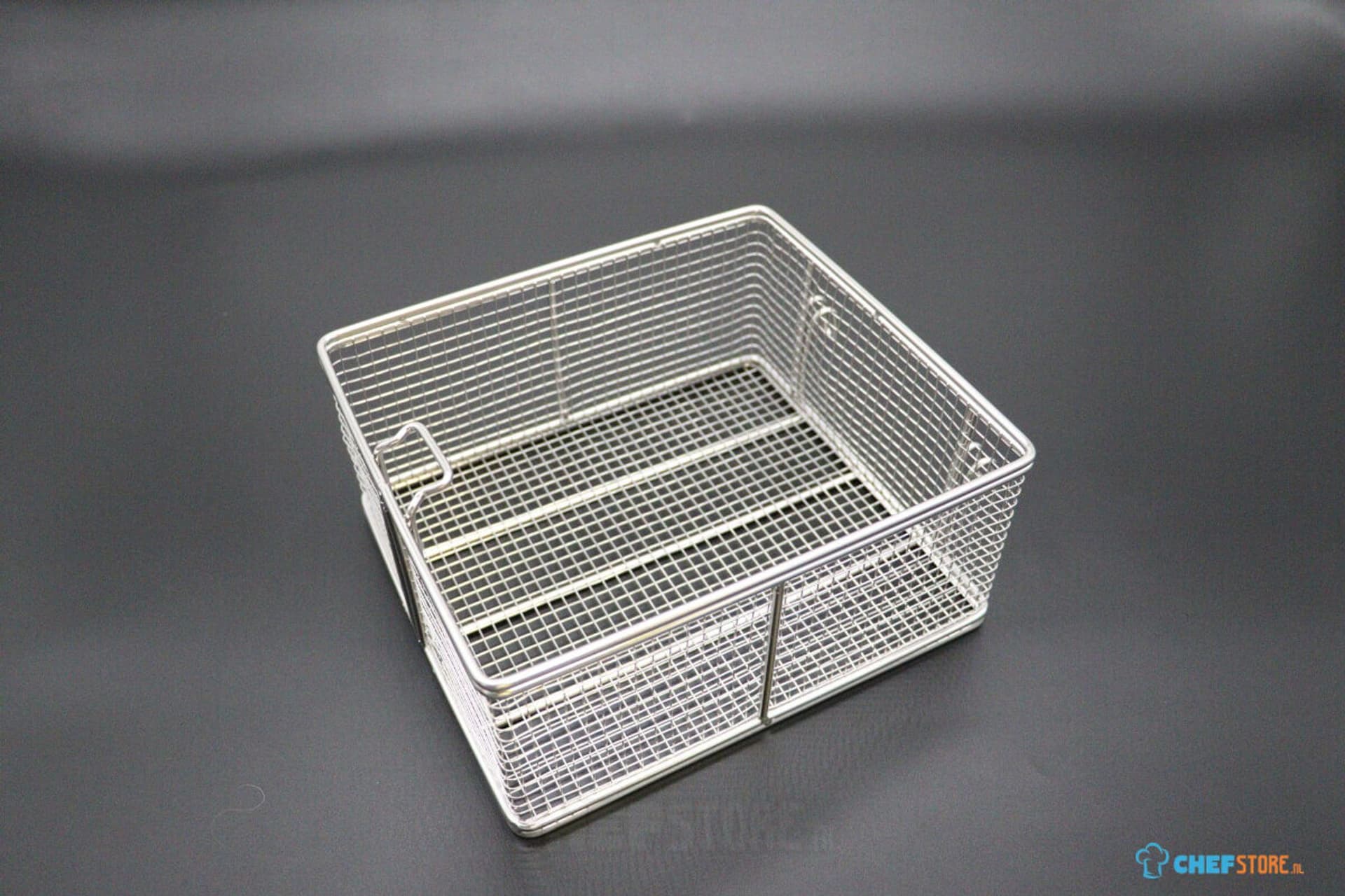 Maxima Cestello per Friggitrice Professionale da 10 Litri con Manico, Ricambio in Metallo per Attrezzature da Cucina, Larghezza 21 cm, Profondità 20 cm, Altezza 10 cm, Accessorio per Frittura, EAN 8720365347795 - 4