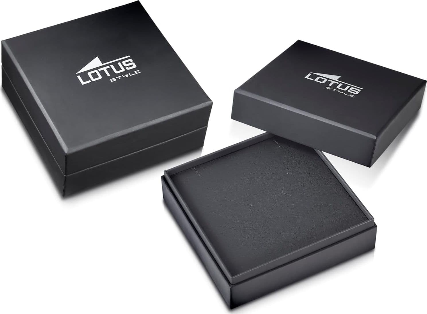 Lotus Style Men in Black LS1522-2/2 Bracciale da Uomo in Acciaio Inossidabile 316L, finitura lucida nera e argento, lunghezza 189 mm, larghezza circa 10 mm, chiusura a farfalla, design urbano resistente, EAN 8430622583346 - 3