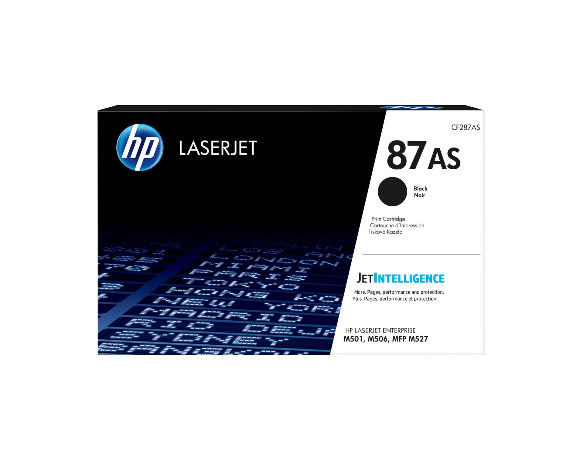 HP 87AS CF287AS, Cartuccia Toner Originale da 6000 Pagine, Compatibile con le Stampanti LaserJet Enterprise M501, M506, MFP M527, Nero | OEM CF287AS, toner laser nero resa standard da 6000 pagine, peso 970 g e produzione in Giappone - 3