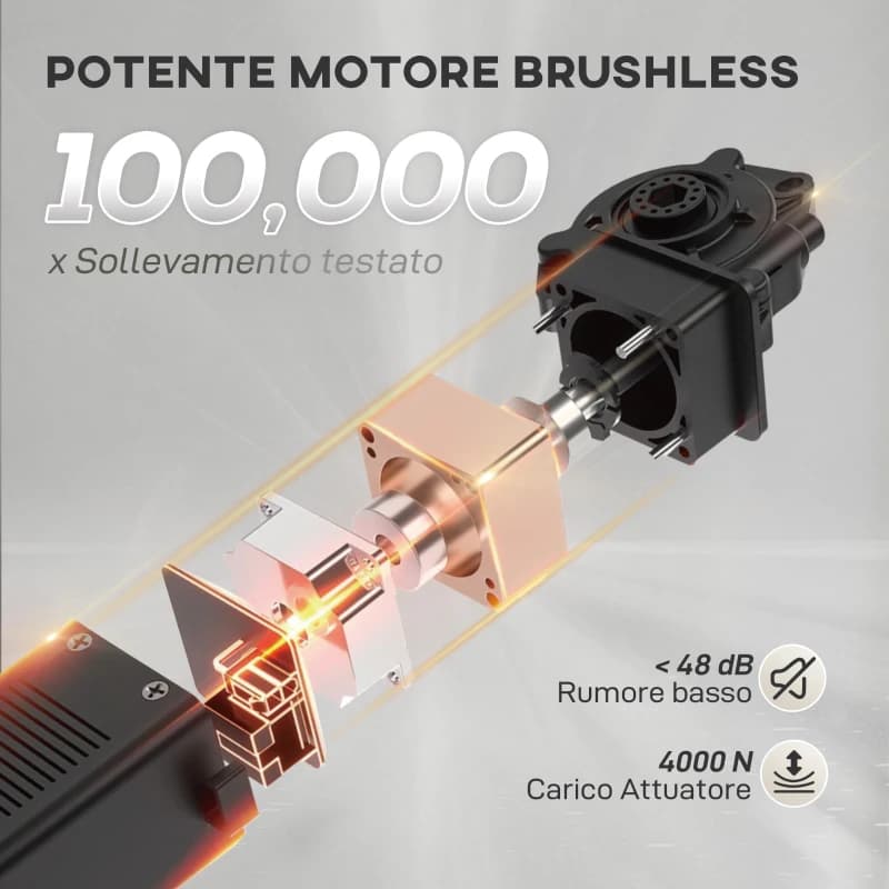 HOMCOM Poltrona Reclinabile con Poggiapiedi, Riscaldamento, 8 Punti Massaggio e 5 Modalità, Tessuto Vellutato, Grigio | Dimensioni 90.00 × 80.00 × 70.00 cm - 4