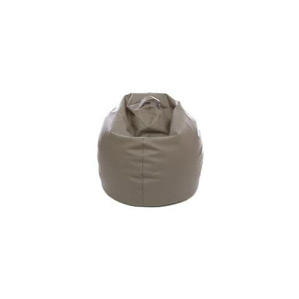 FURIA Superba Poltrona Sacco da 80 cm in Poliestere ed Ecopelle, Ergonomica, Durevole e Impermeabile, Adatta per Interni ed Esterni, Relax in Casa, Giardino o Piscina, Colore Grigio | Dimensioni 85.00 × 85.00 × 90.00 cm | EAN 8002319825222 - 4