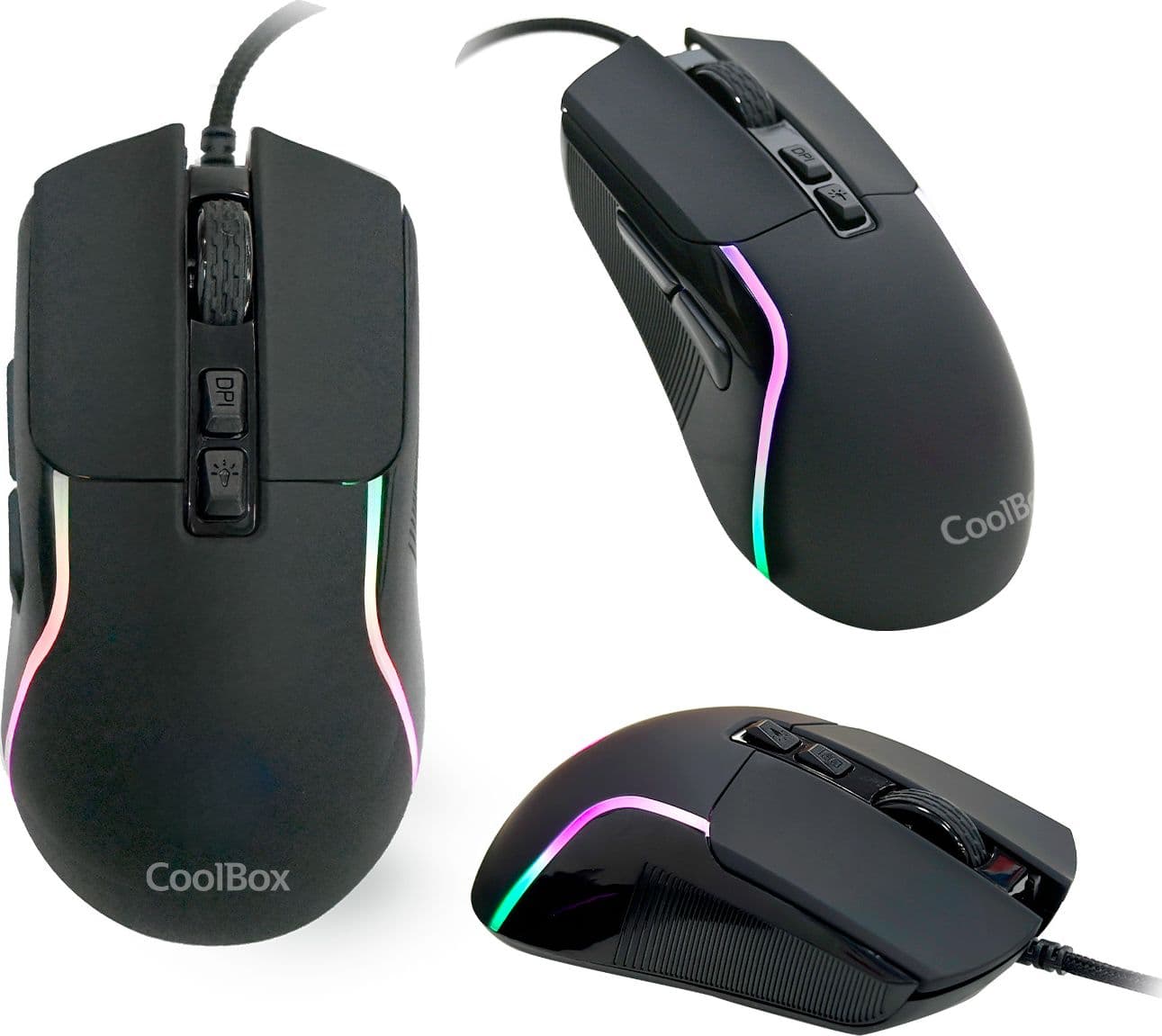 CoolBox GAMING KIT XWING2 TEC+RAT+AUR+ALF | Dimensioni 50.00 × 25.00 × 15.00 cm | Modello DG-KTRAA-15 | Tecnologia di connessione: Cablato | Interfaccia dispositivo: USB | Interruttore a chiave per tastiera: Interruttore a chiave a membrana - 3