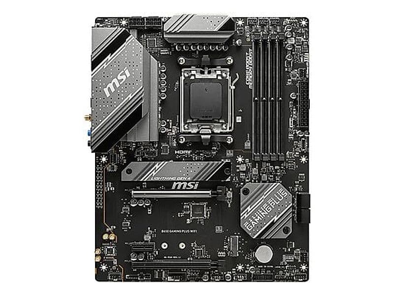 MSI B650 GAMING PLUS WIFI 7E26-001R Scheda Madre ATX AMD B650 Socket AM5, DDR5, Wi-Fi 6E, Bluetooth 5.3, LAN 2.5G | Processori compatibili: AMD Ryzen 7000 Series | Tipi di memoria supportati: DDR5-SDRAM - 2