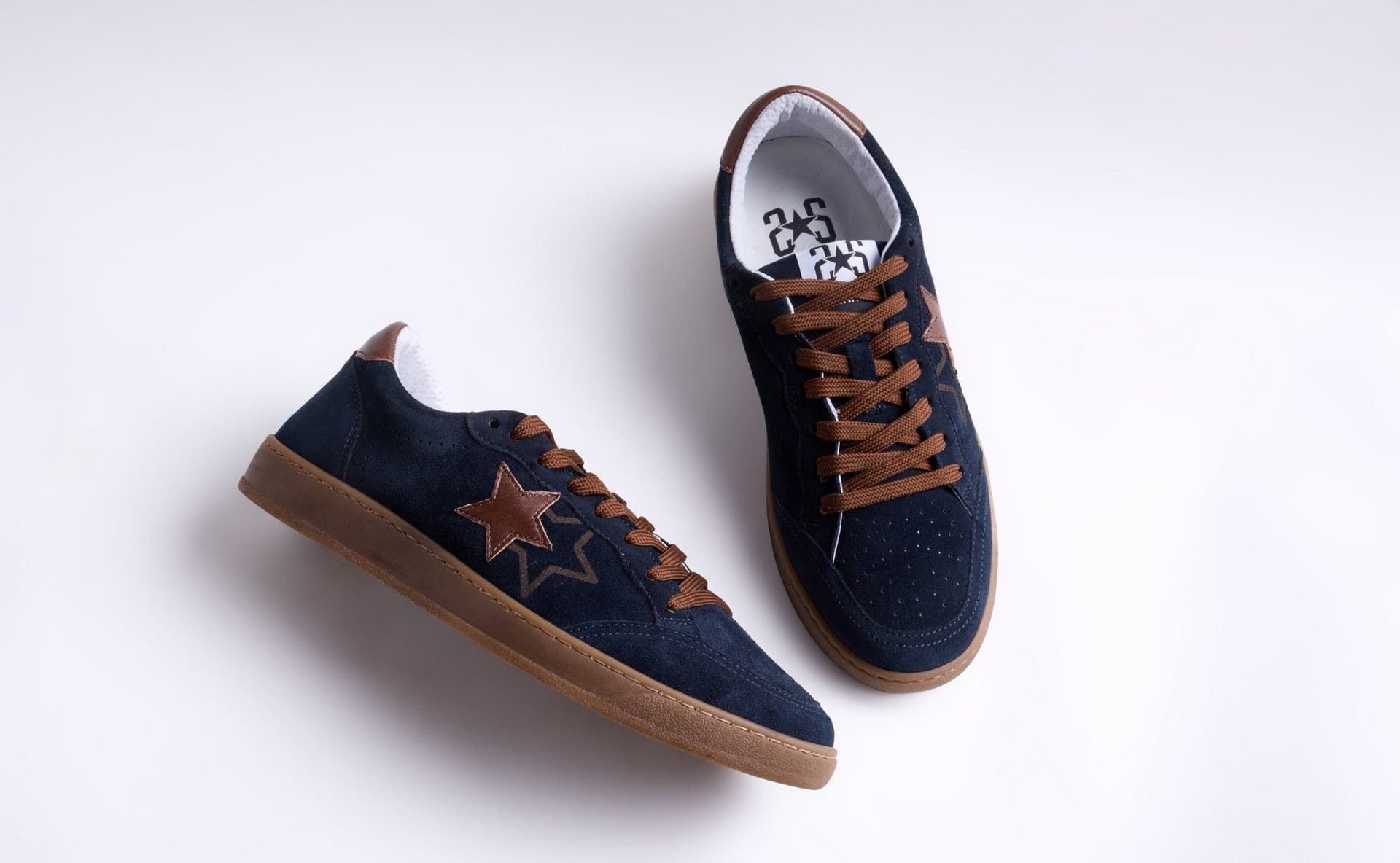 2Star sneakers uomo Week blue-marrone 2SU5247 549 - 4