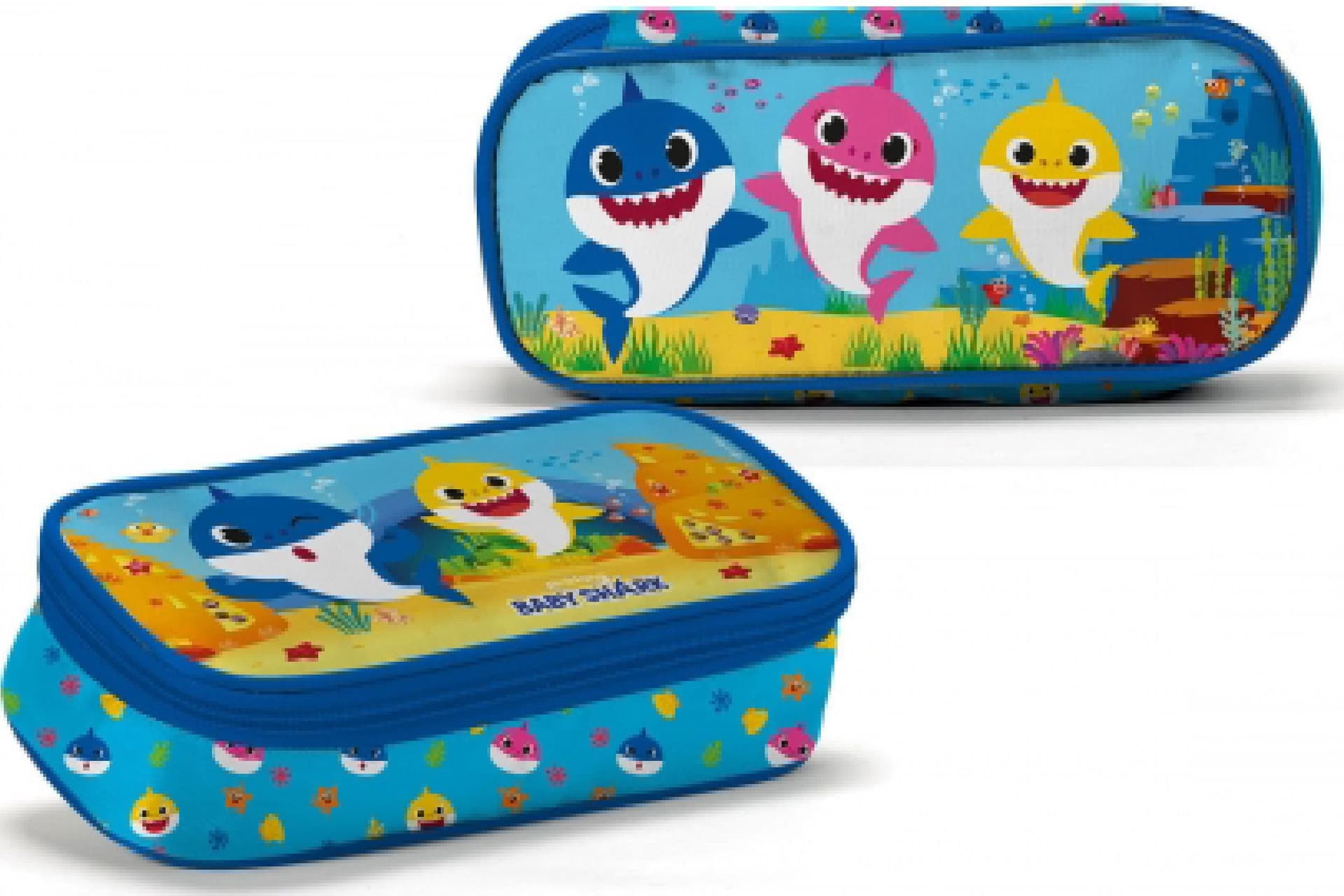 Astuccio Baby Shark dim. L 22 x H 5 x W 9 cm