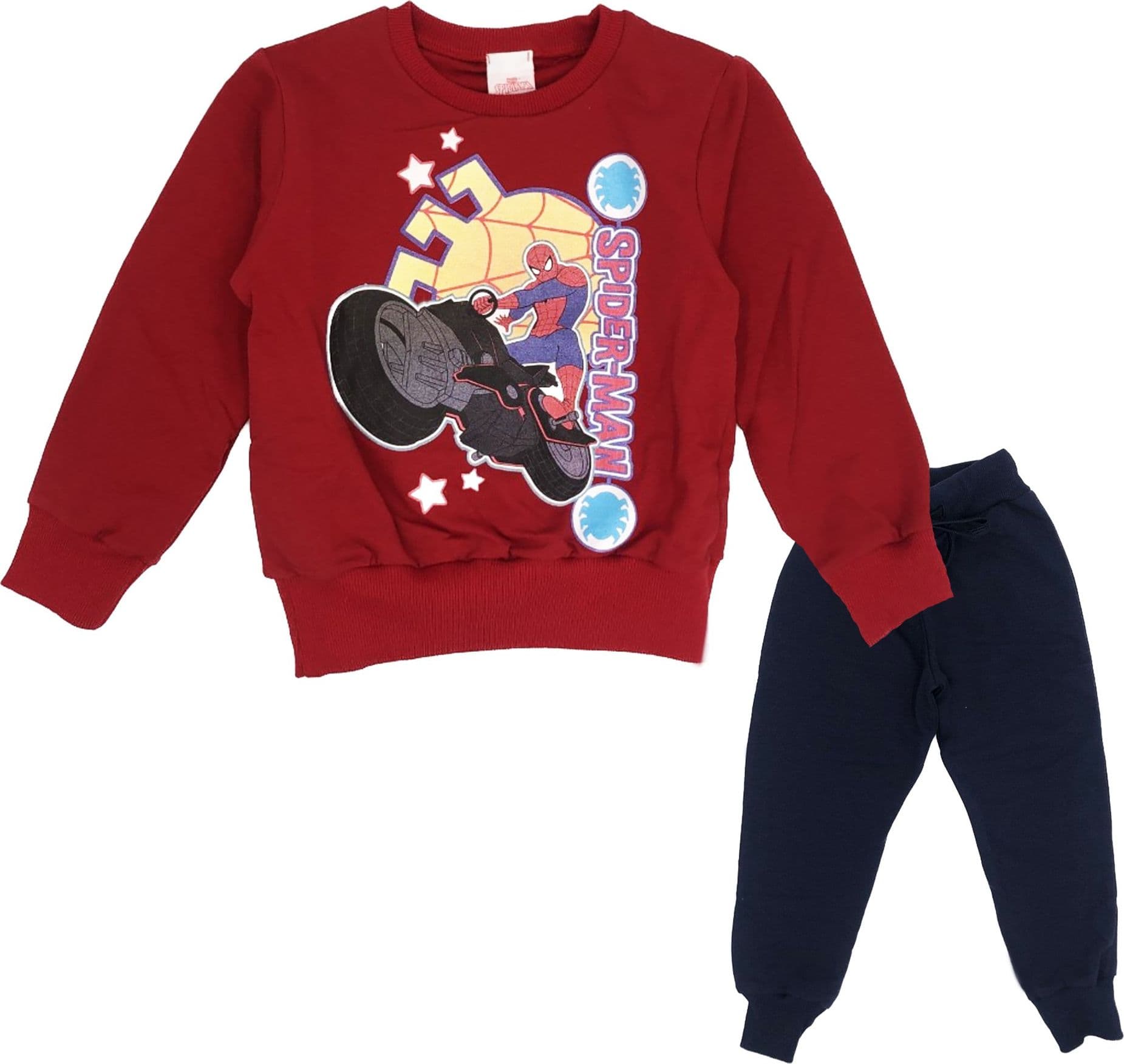 Tuta Felpata Spiderman Misura da 3 a 7 Anni Inverno - 3