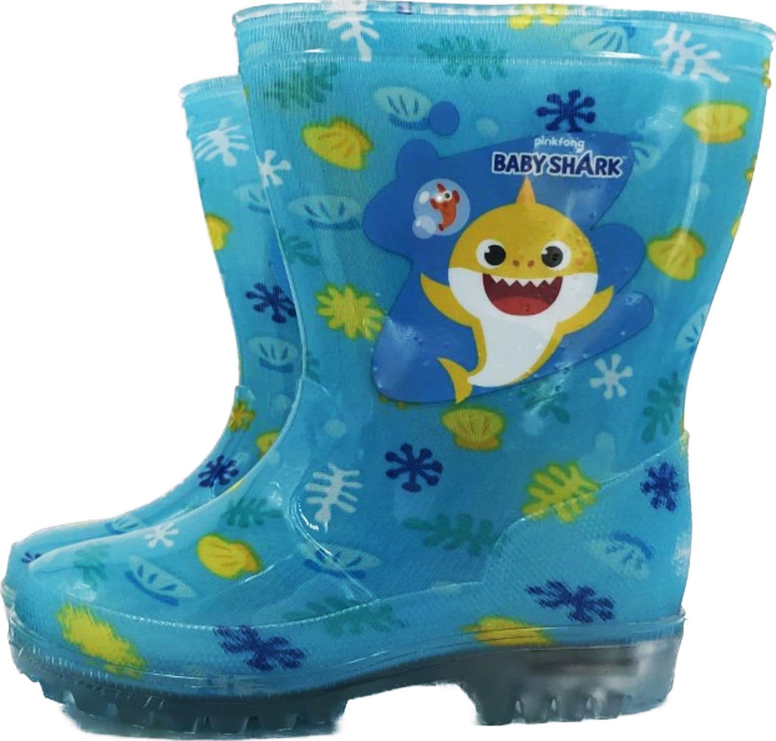 Stivali Pioggia con luci Baby Shark Misure dal 23 al 33
