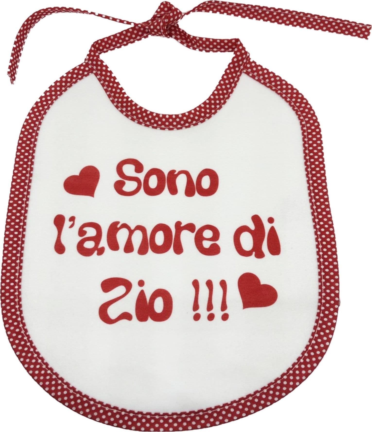 Bavaglini con scritte simpatiche bimbo bimba Made in Italy - 5