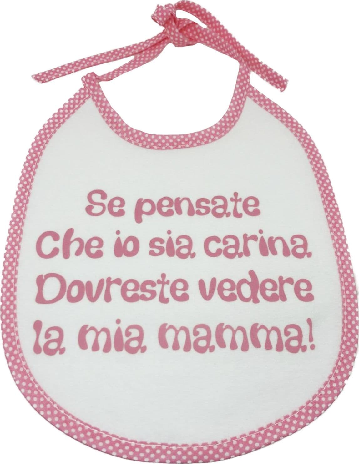 Bavaglini con scritte simpatiche bimbo bimba Made in Italy - 8