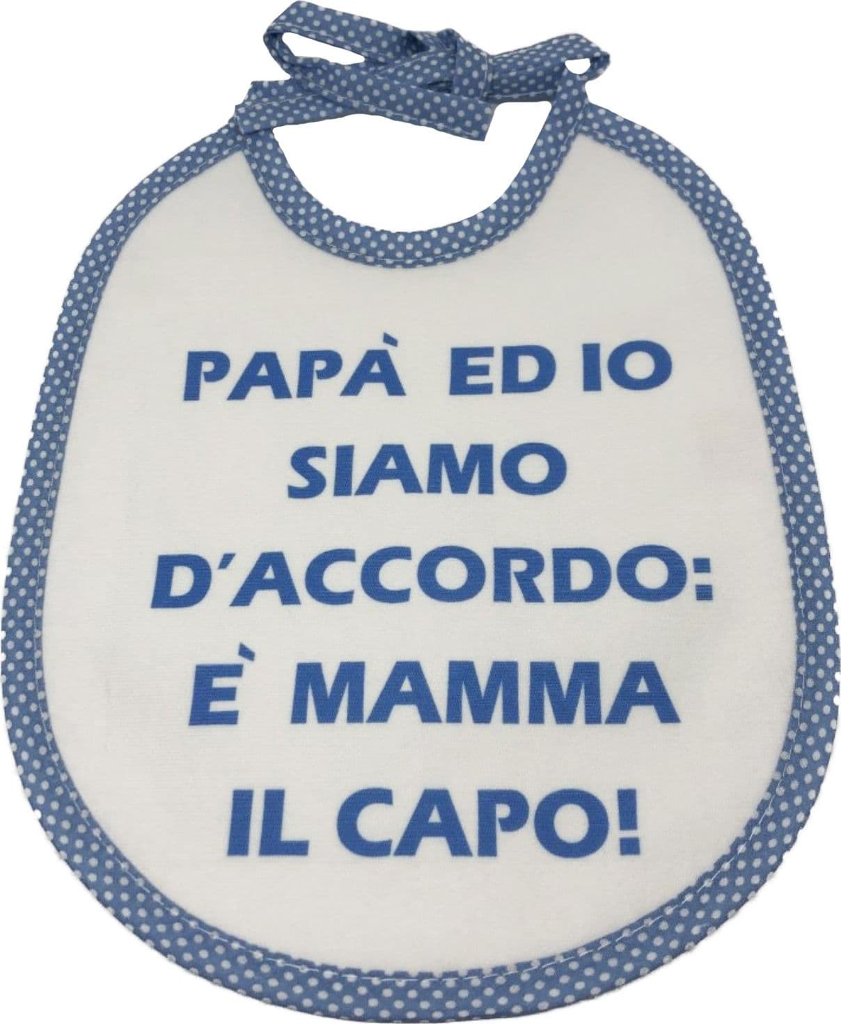 Bavaglini con scritte simpatiche bimbo bimba Made in Italy - 10