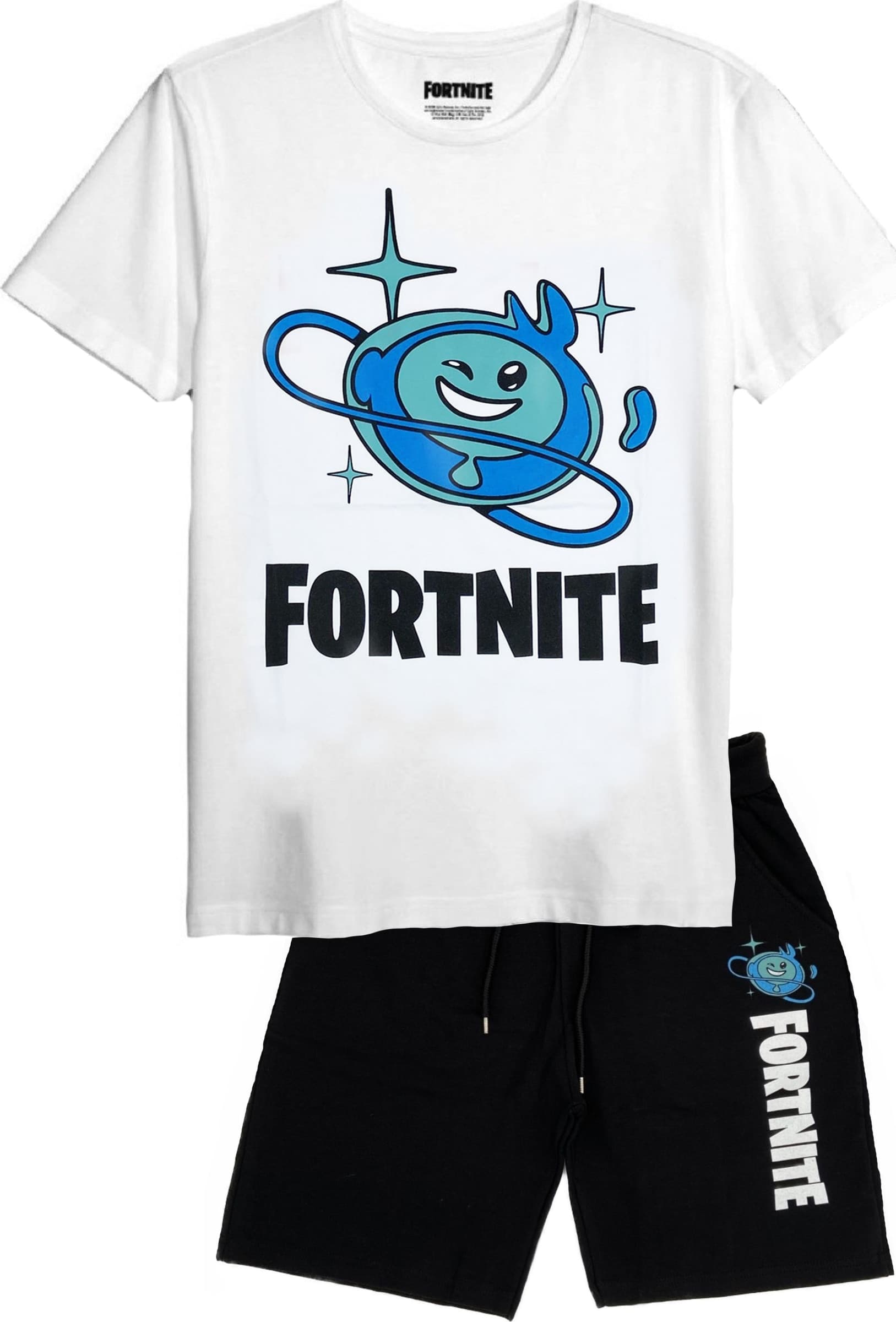 Completo Fortnite T-shirt con pantaloncino Bianco