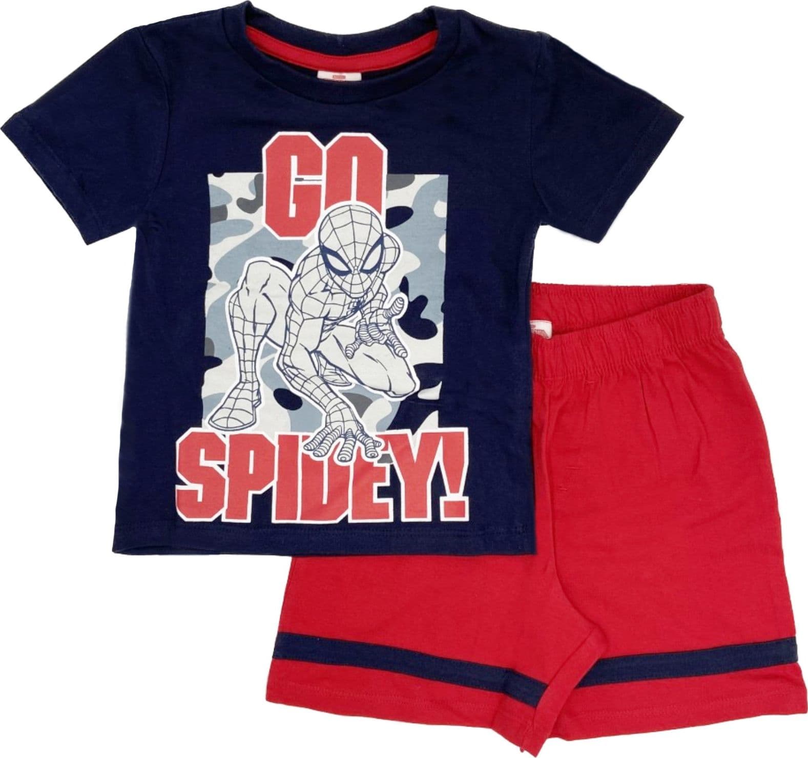Completo Spiderman T-shirt con pantaloncini da 3 a 7 anni - 2