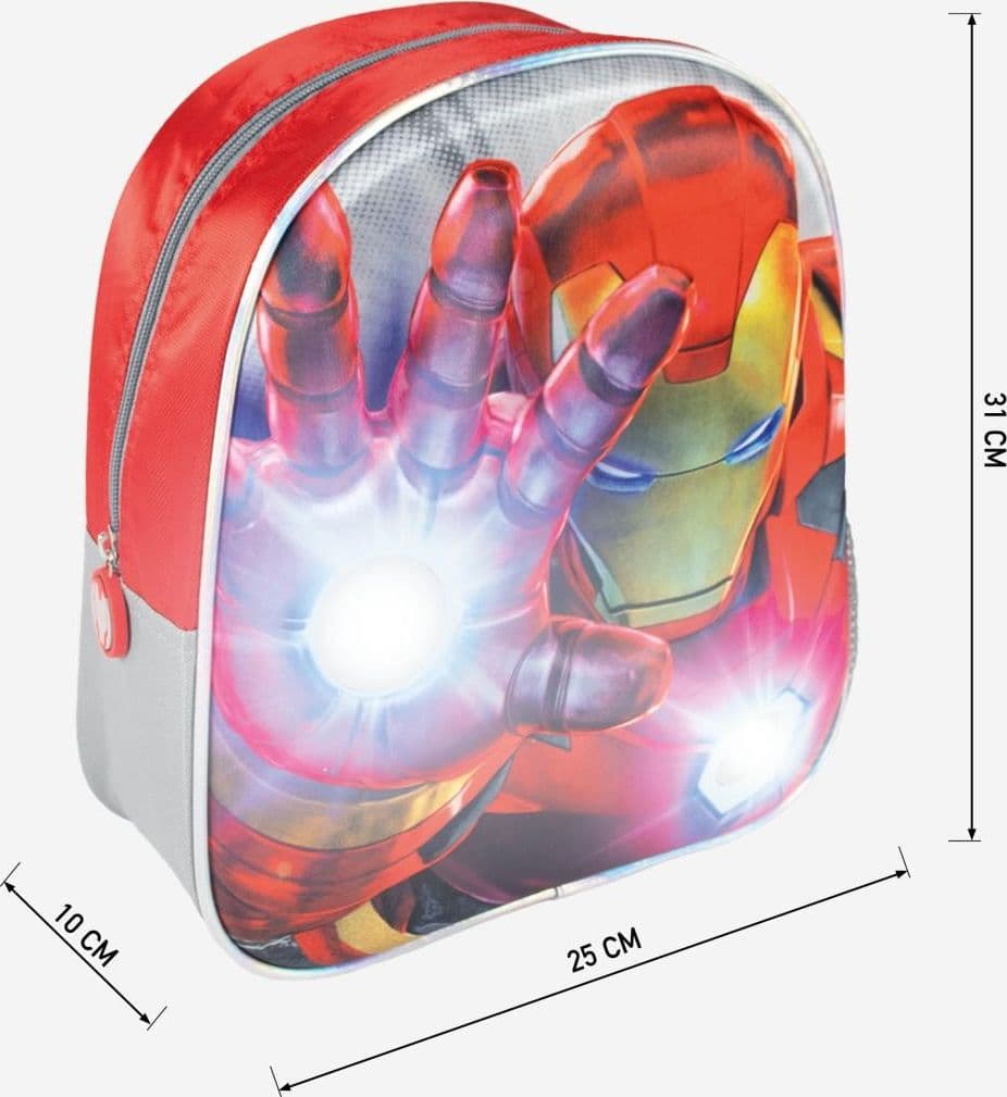 Zaino Iron Man con luci Novità - 3