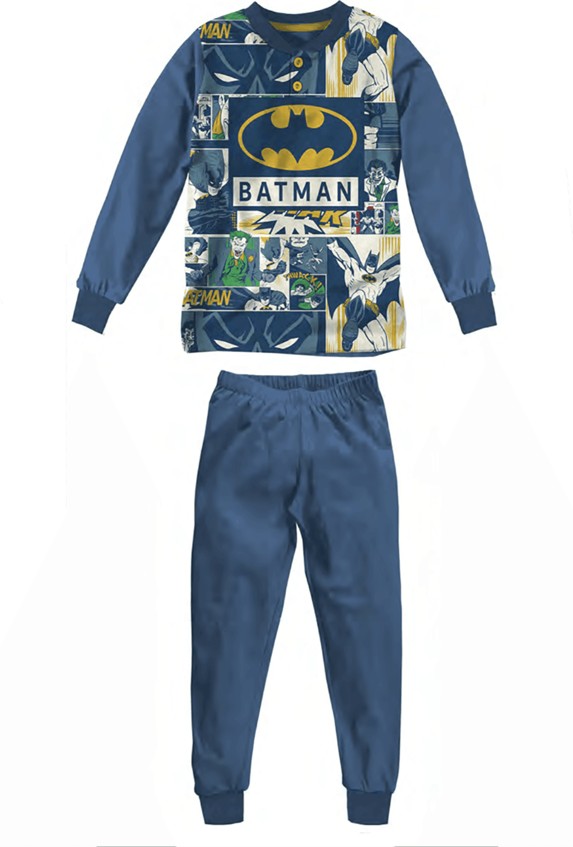 Pigiama Batman in felpa da 3 a 7 anni Inverno - 2