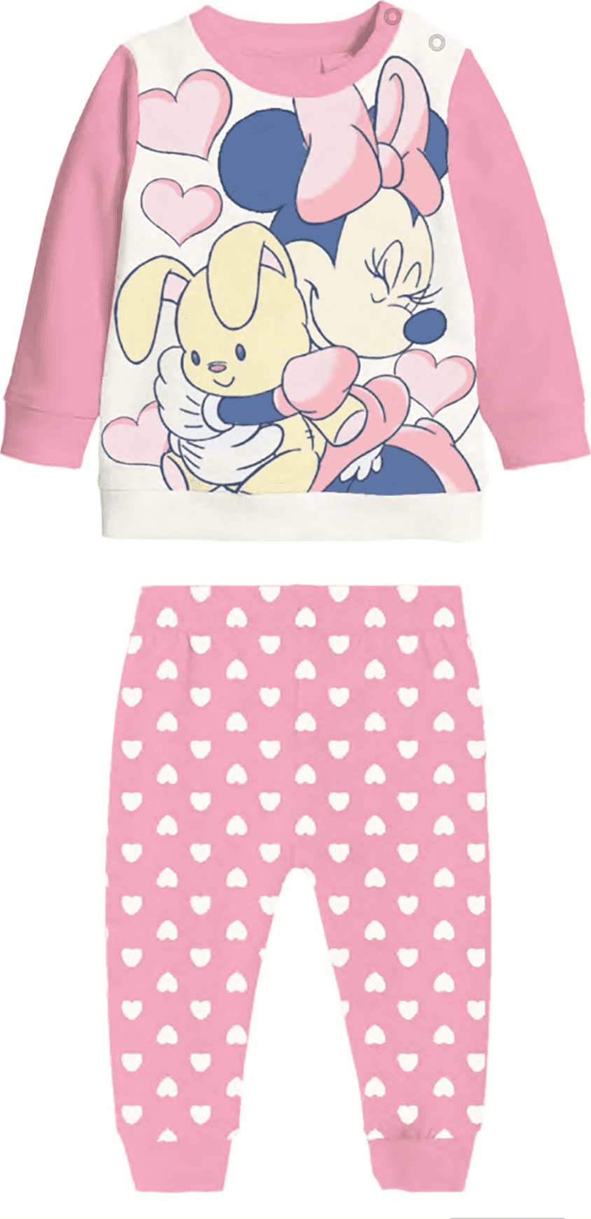 Pigiama Minnie da 12 a 30 Mesi in Felpa Inverno