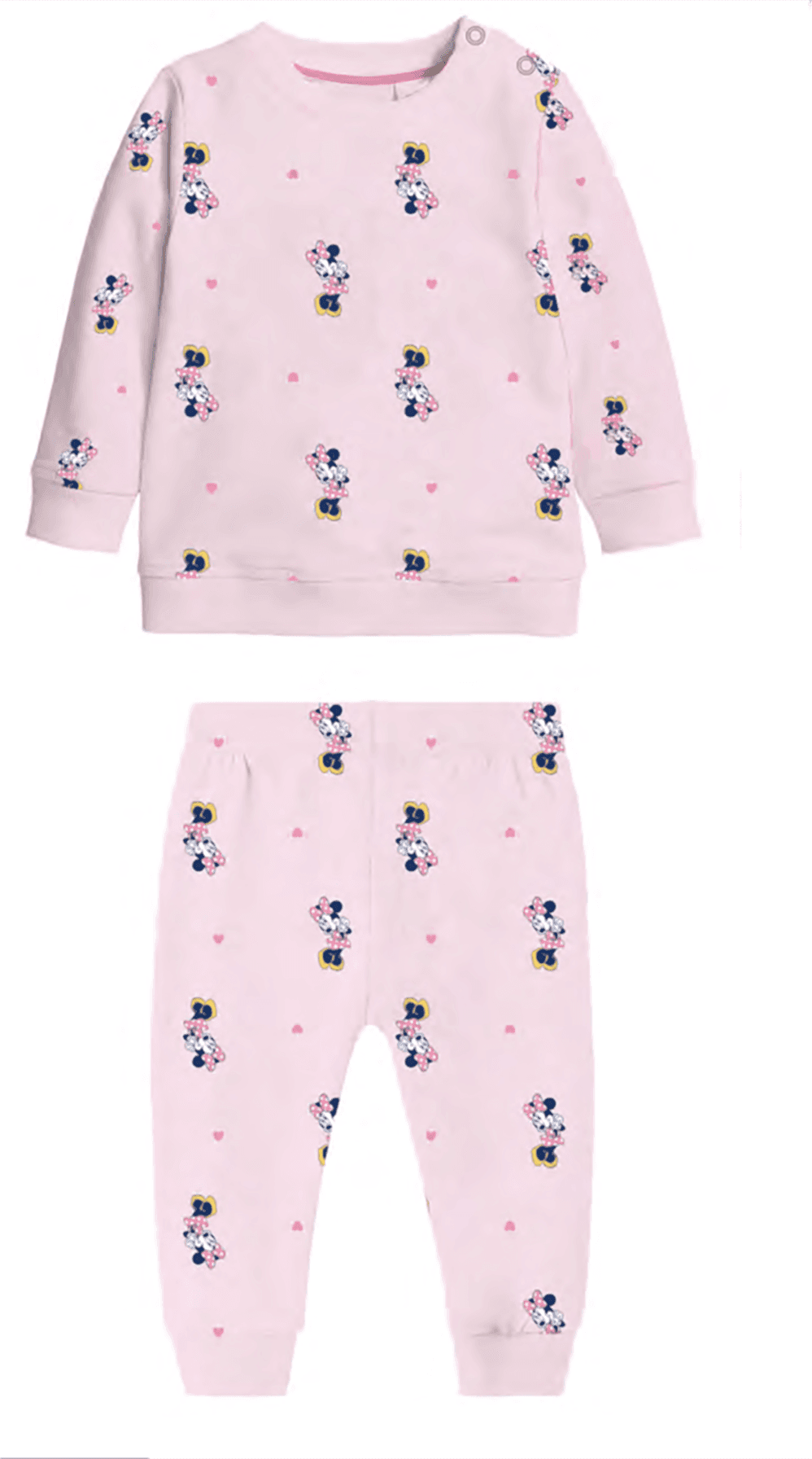 Pigiama Minnie da 12 a 30 Mesi caldo cotone - 2