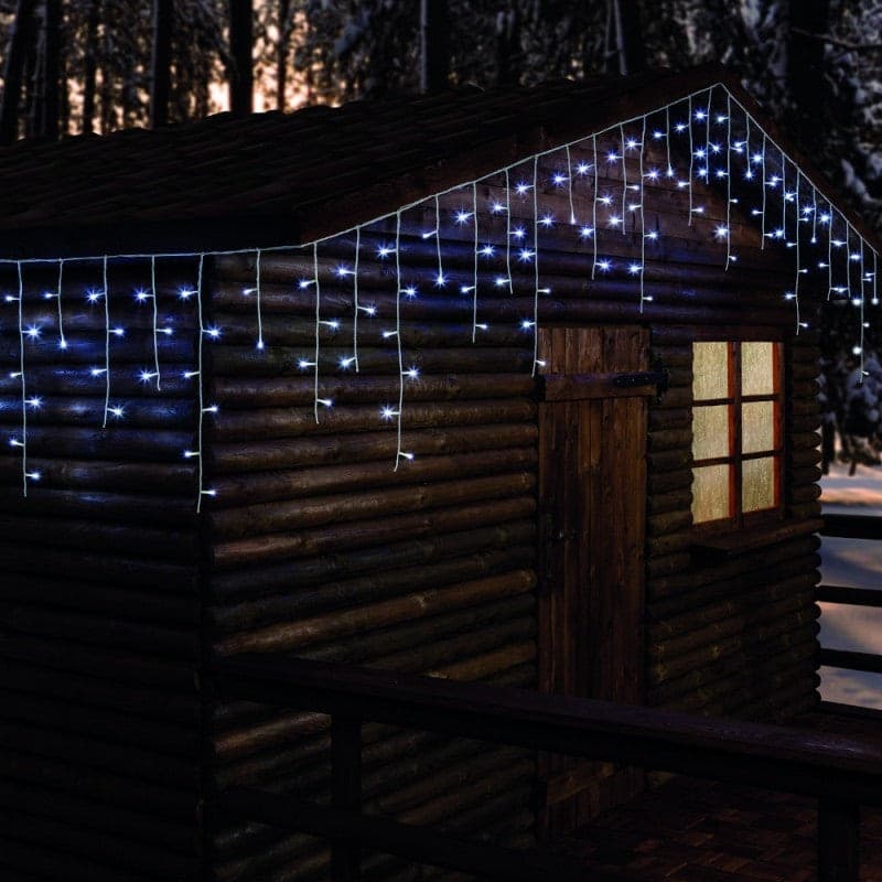 Catena 'Ice Light' 182 Led Luce Bianca 504x100cm 8 Giochi Luce Lotti