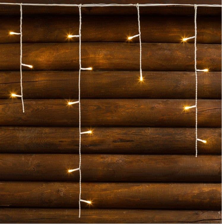 Catena 'Ice Light' 255 Led Luce Calda 1088x60cm 8 Giochi Luce Lotti