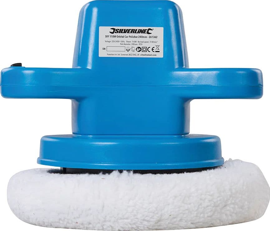 Lucidatrice orbitale per veicoli 110W 240mm Silverline - 2