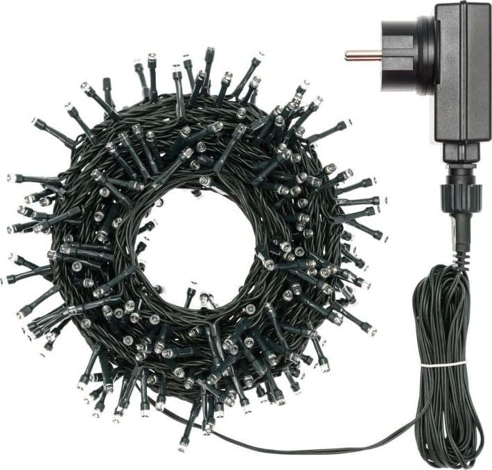 Catena Minilucciole 320 Led Luce Calda 14,8 Metri 8 Giochi Luce Lotti - 2