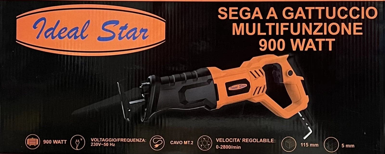 Sega a gattuccio multifunzione 900W Ideal Star - 2