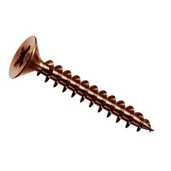 VITE PER LEGNO TSP BRONZATA mm 5,0x70/60 200 pezzi BOLT+SCREW