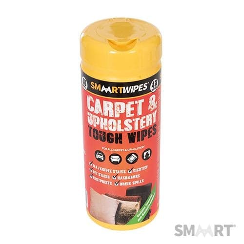 Salviette detergenti ultra resistenti speciale tappeti e tappezzerie 40 pezzi SMARTWIPES