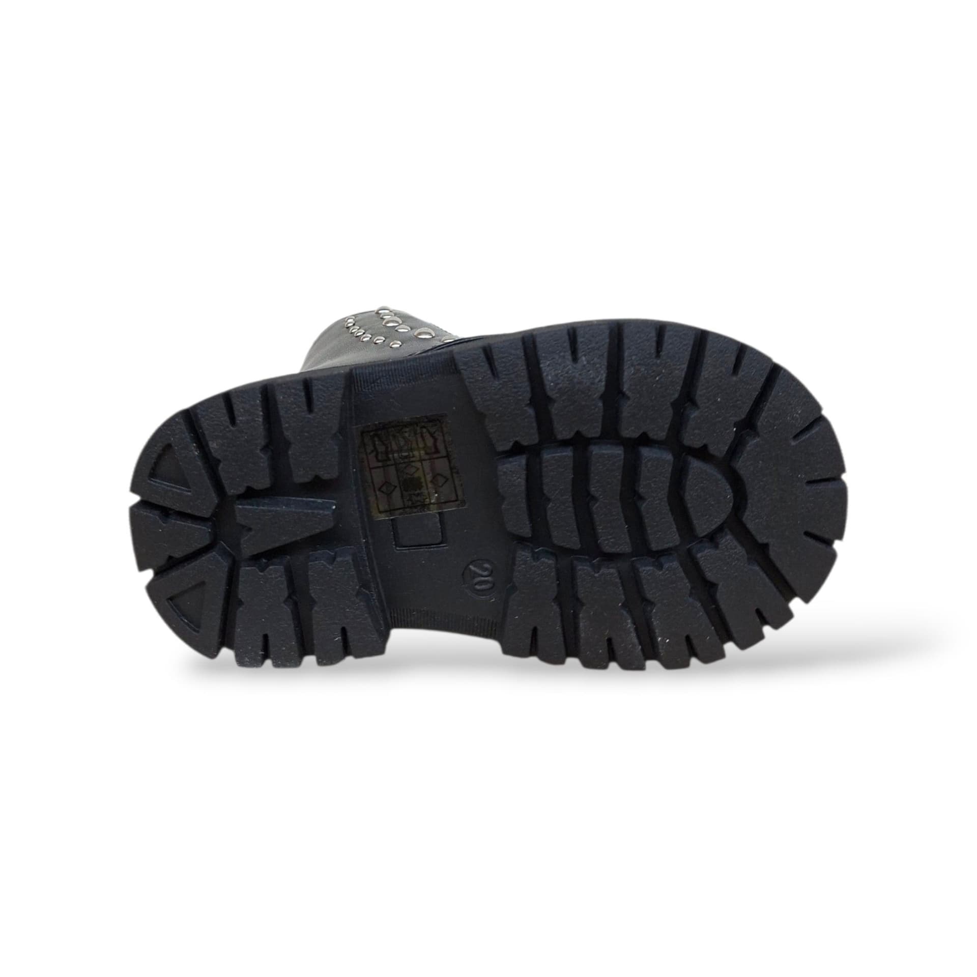 Cult Martin Anfibio Bambine Nero | Taglia 20-26 | Pelle Lacci Zip Laterale | Scarpetteria Gica - 5