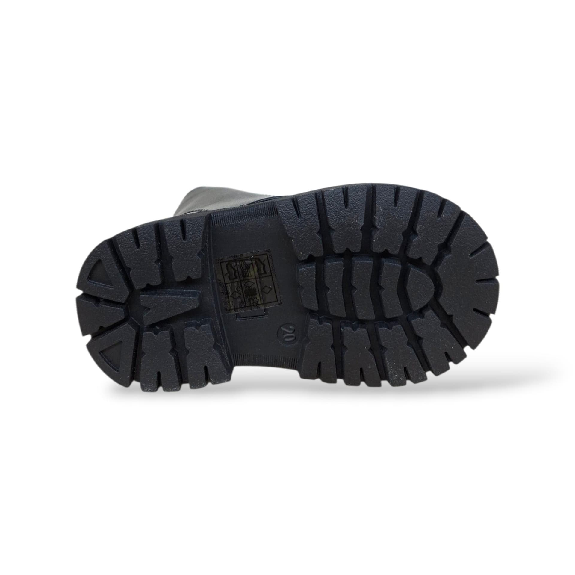 Cult Martin Anfibio Bambini Unisex Nero | Taglia 20-26 | Pelle Lacci Zip Laterale | Scarpetteria Gica - 5