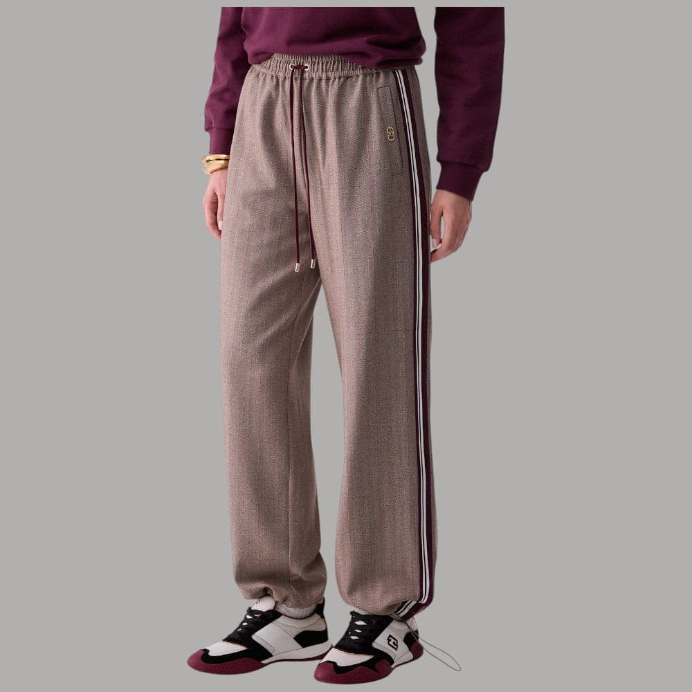 Pantaloni Liu Jo TF6148T692A regular fit con coulisse regolabile - 8