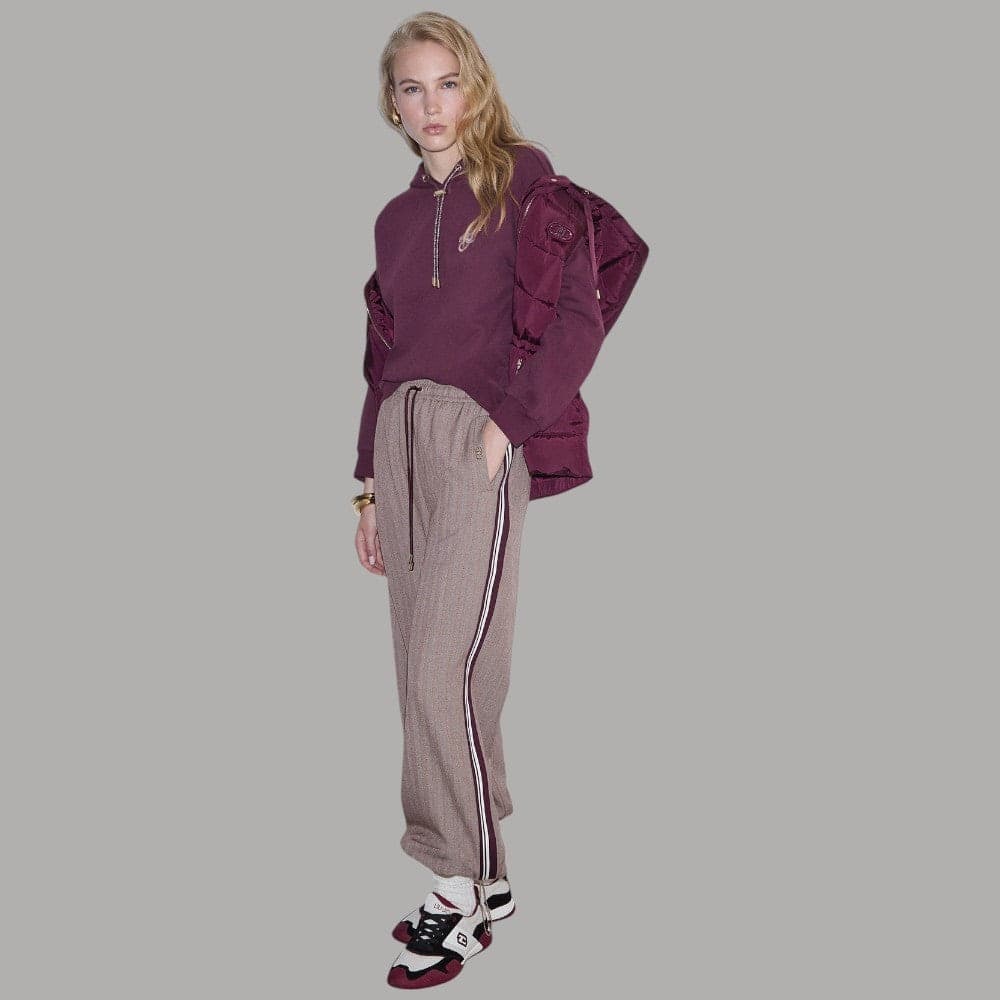 Pantaloni Liu Jo TF6148T692A regular fit con coulisse regolabile - 4