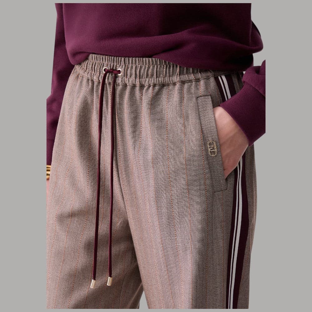 Pantaloni Liu Jo TF6148T692A regular fit con coulisse regolabile - 5