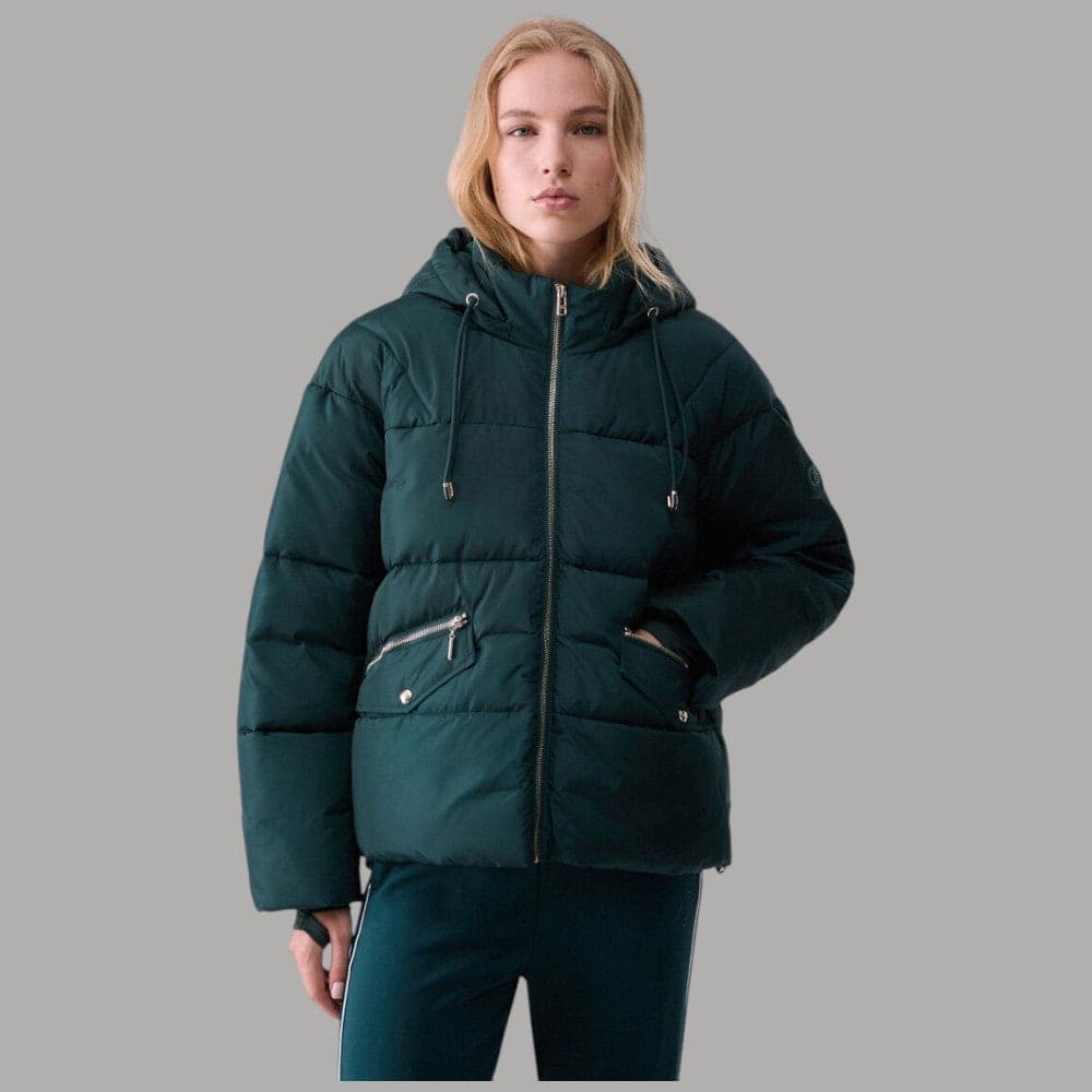 Giubbotto Liu Jo TF6006TS62A imbottito oversize con cappuccio regolabile