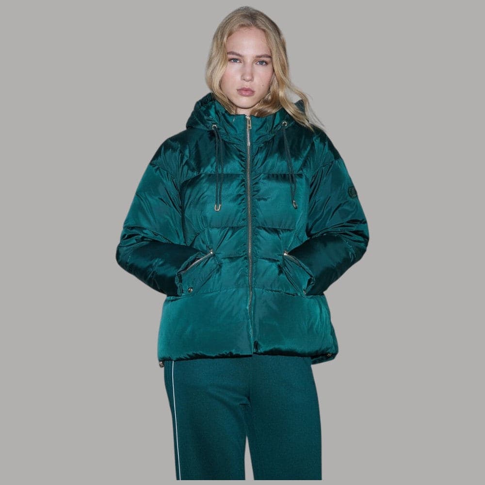 Giubbotto Liu Jo TF6006TS62A imbottito oversize con cappuccio regolabile - 3