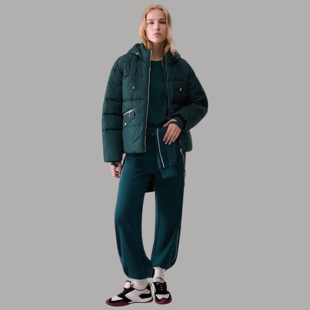 Giubbotto Liu Jo TF6006TS62A imbottito oversize con cappuccio regolabile - 6