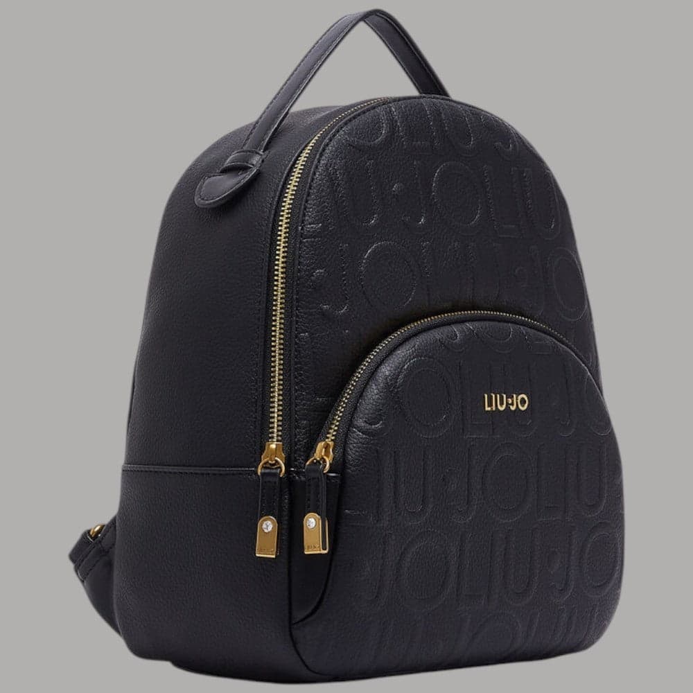 Zaino Liu Jo Manhattan con monogramma in rilievo e hardware dorato - 2