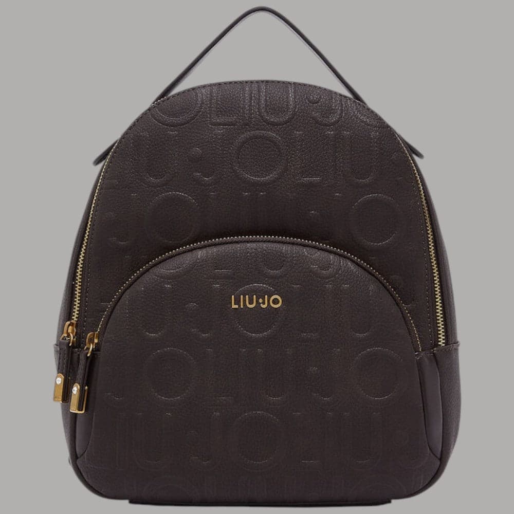 Zaino Liu Jo Manhattan con monogramma in rilievo e hardware dorato - 5
