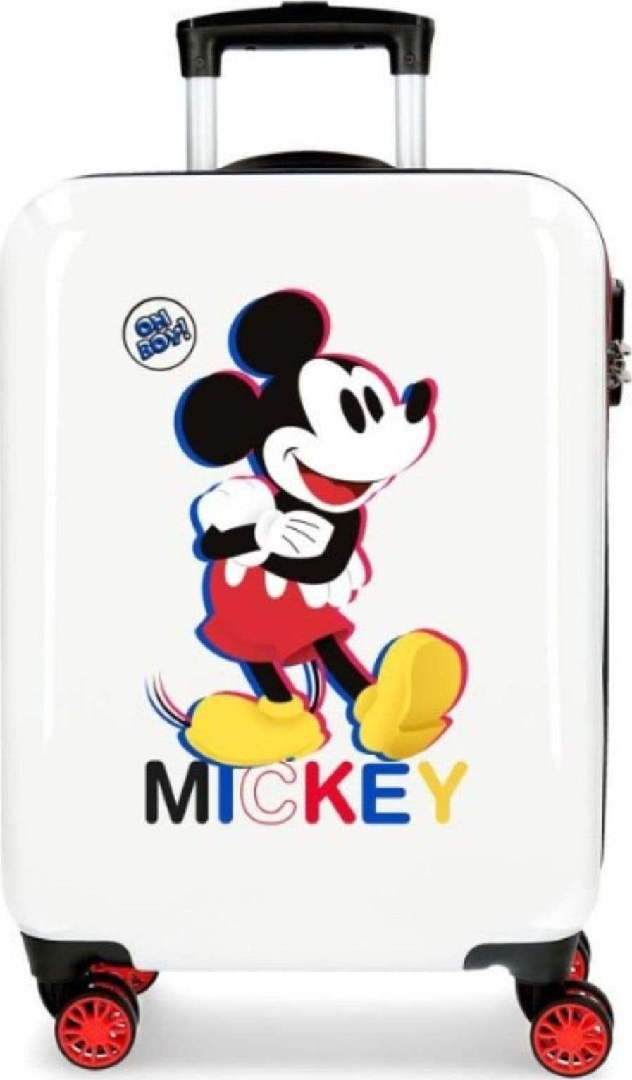 WALT DISNEY  Trolley 55CM 4R MICKEY 3D BLANCO