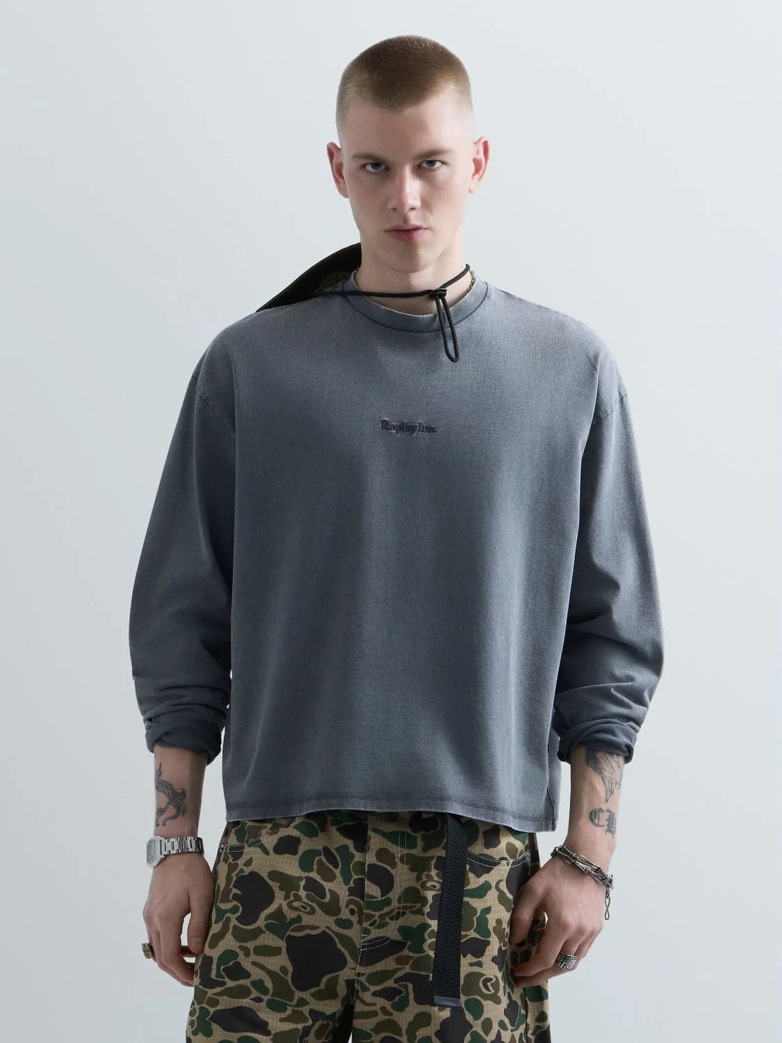 REPLAY INC.  T-shirt manica lunga KU6042.000.D23846N - 2